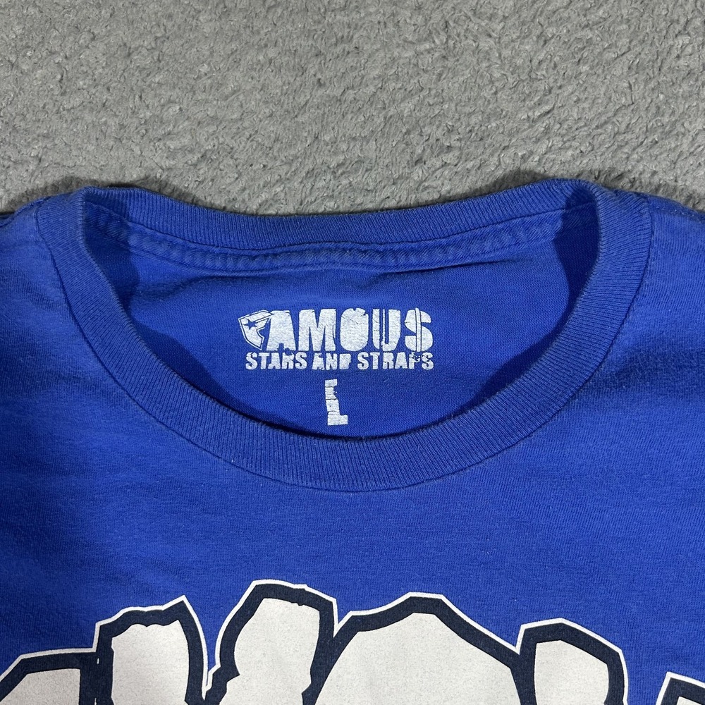Famous Stars and Straps Men's Large Blue Graphic T-Shirt #3942 - Picture 2 of 7